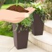 Square Lechuza Cubico Cottage Self-Watering Resin Planter   